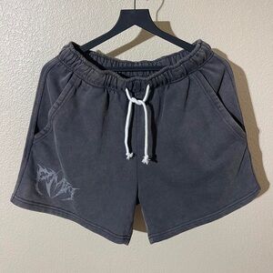 Dark Fantasy Merch - Dark Wraith Lounge Shorts Washed Black